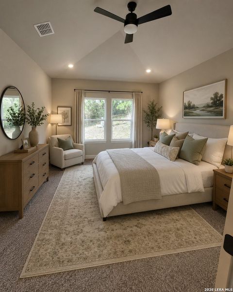 Furnished interior view inside a new home in , Spring Branch (Image 11).