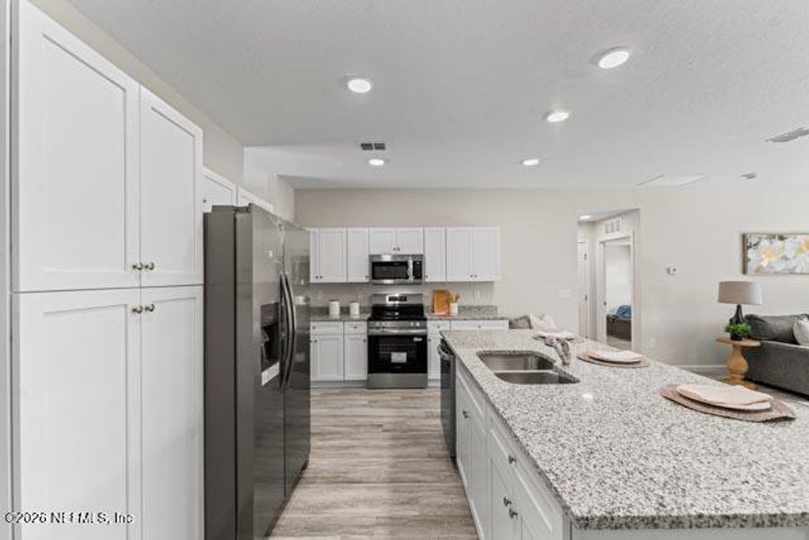 Furnished interior view inside a new home in , Jacksonville (Image 6).