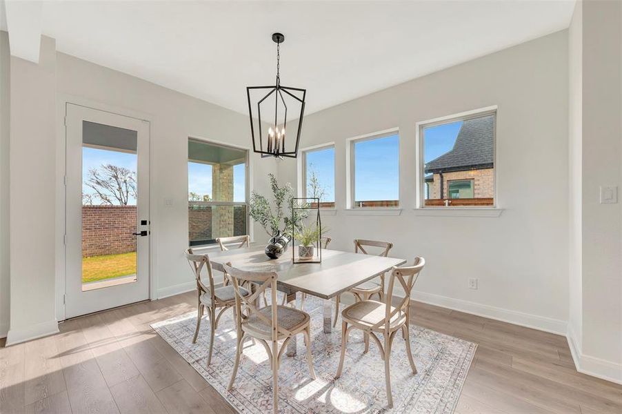 Furnished interior view inside a new home in South Pointe Manor Series, Mansfield (Image 5).