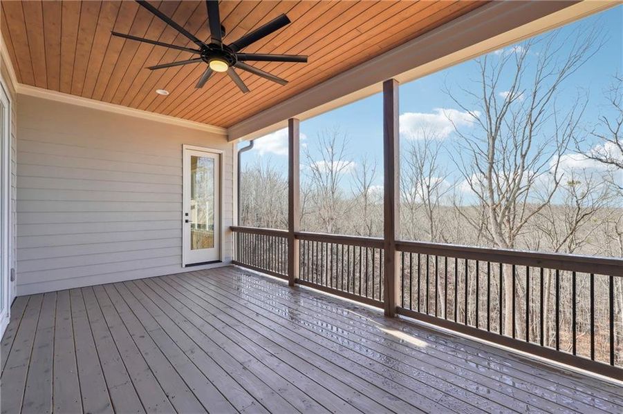 Exterior details and patio area of a home in , Dawsonville (Image 25).