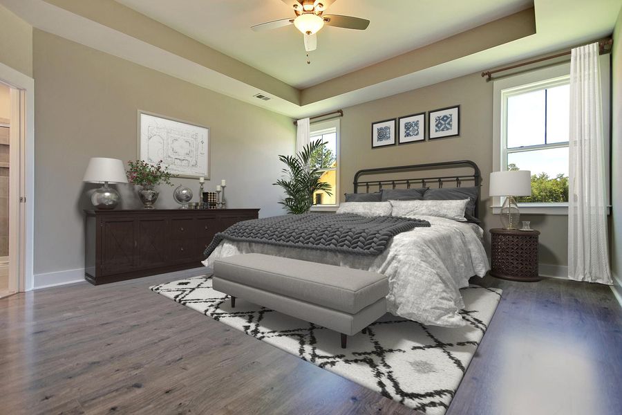 Belmont Master Bedroom Furnished