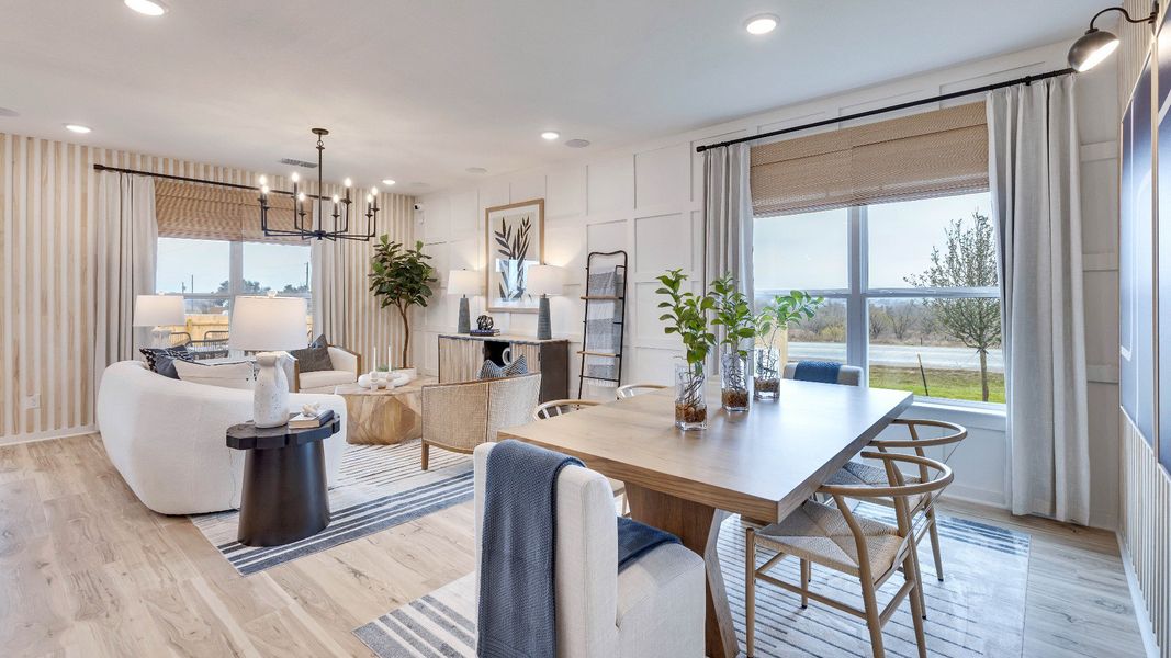 Representative furnished interior of a home built from the Meyerson by DRB Homes in Spring Creek, Taylor (Image 14).