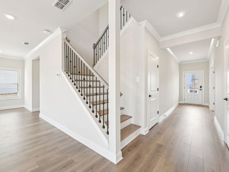 Spacious, unfurnished interior of a new home in River Pointe, Monroe (Image 28). Spacious, unfurnished interior of a new home in River Pointe, Monroe (Image 28).
