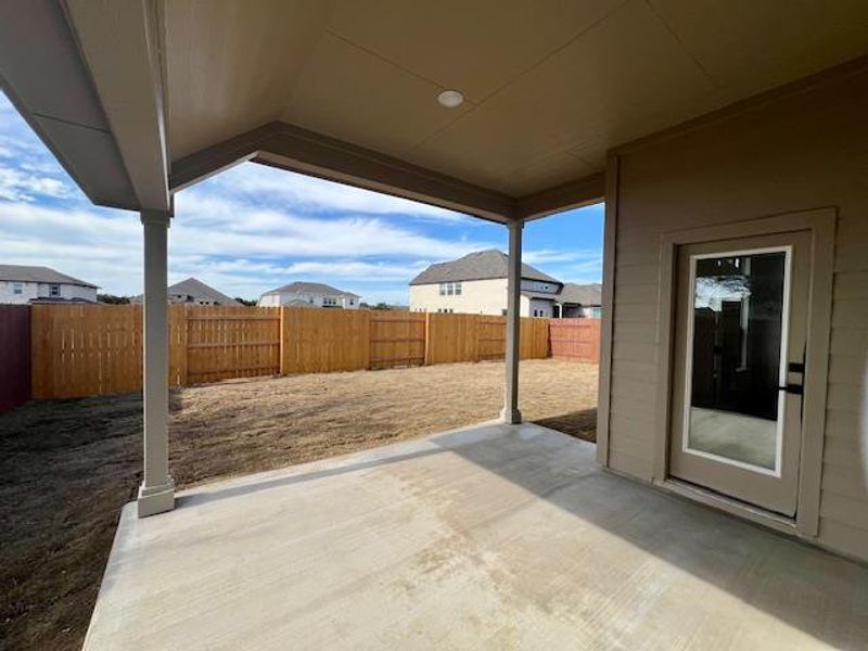 View of patio / terrace with a fenced backyard View of patio / terrace with a fenced backyard