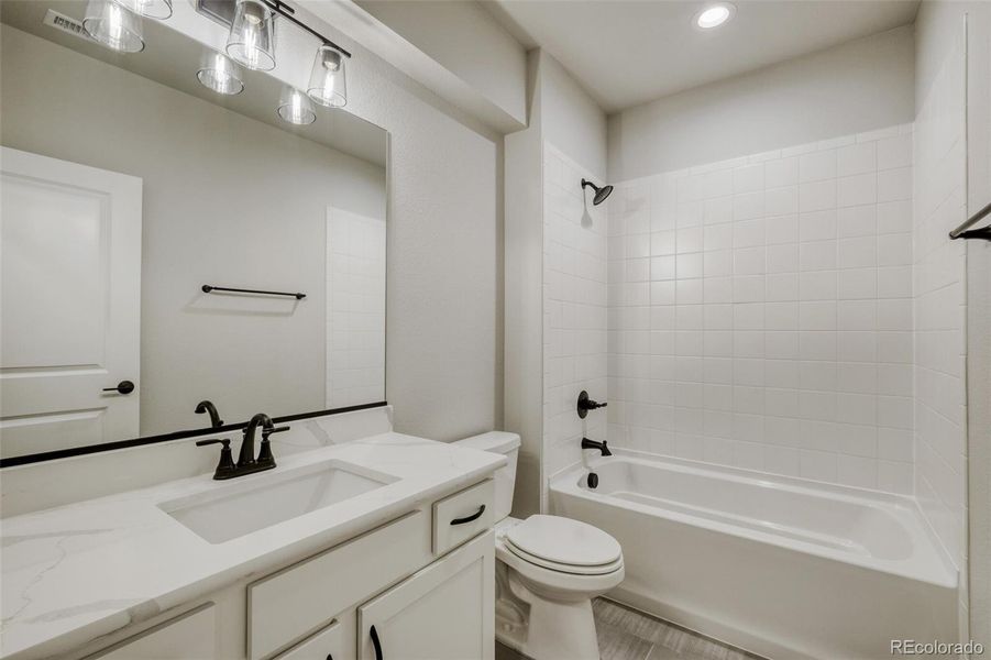 Furnished interior view inside a new home in Sterling Ranch Homestead, Colorado Springs (Image 7).