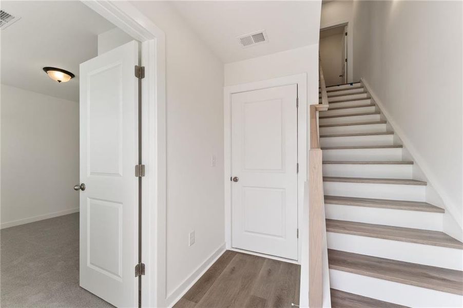 Spacious, unfurnished interior of a new home in Array, Atlanta (Image 8). Spacious, unfurnished interior of a new home in Array, Atlanta (Image 8).