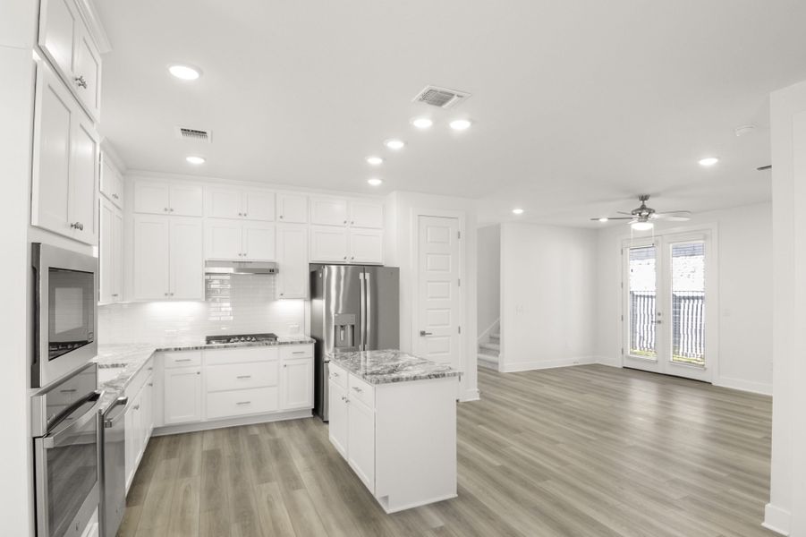 Furnished interior view inside a new home in Easton Park, Austin (Image 14).
