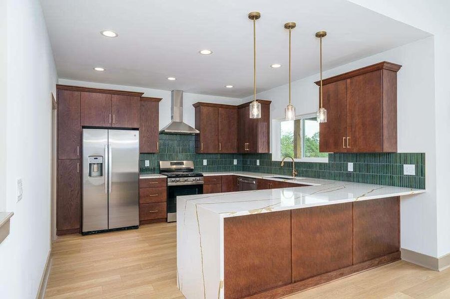 Furnished interior view inside a new home in , Ellijay (Image 18).