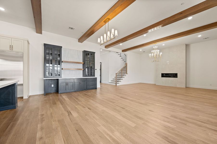 Spacious, unfurnished interior of a new home in Montclair, Prosper (Image 37). Spacious, unfurnished interior of a new home in Montclair, Prosper (Image 37).