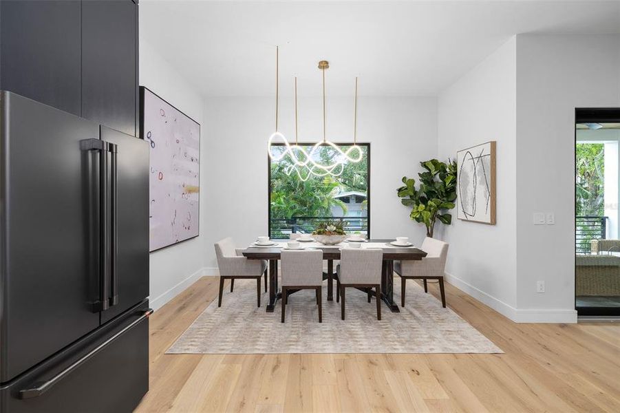 Furnished interior view inside a new home in , Tampa (Image 45).