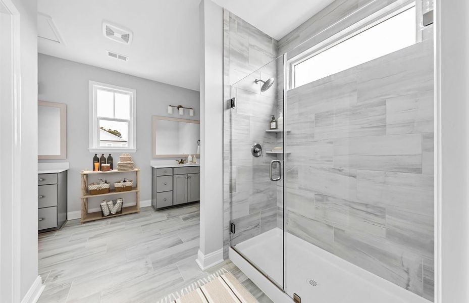 Representative furnished interior of a home built from the Violet by Pulte Homes in Long Savanna, Charleston (Image 7).