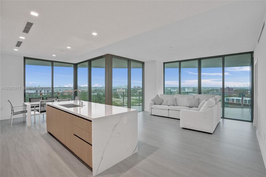 Furnished interior view inside a new home in , North Miami (Image 19).