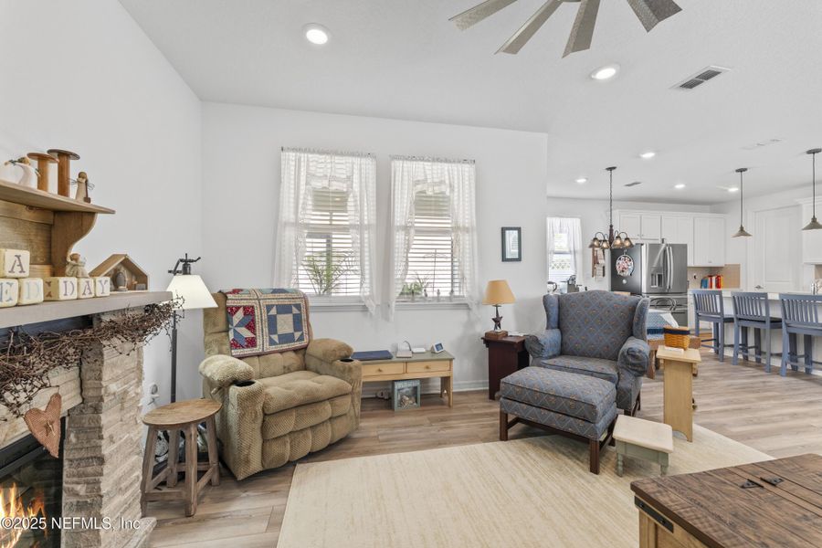 Furnished interior view inside a new home in Bradley Pond, Jacksonville (Image 11).