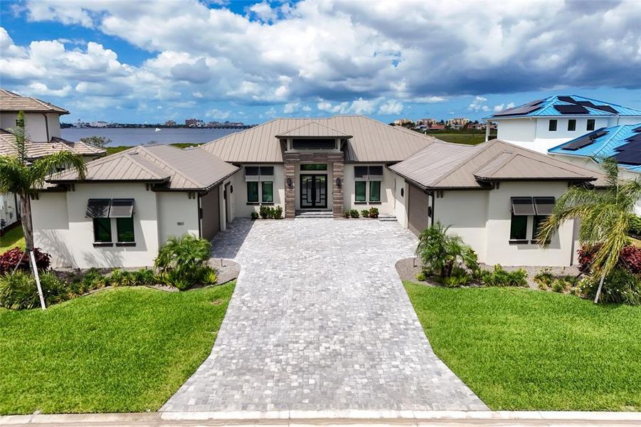 Front exterior of a new home in , Palmetto, FL, highlighting curb appeal (Image 22).