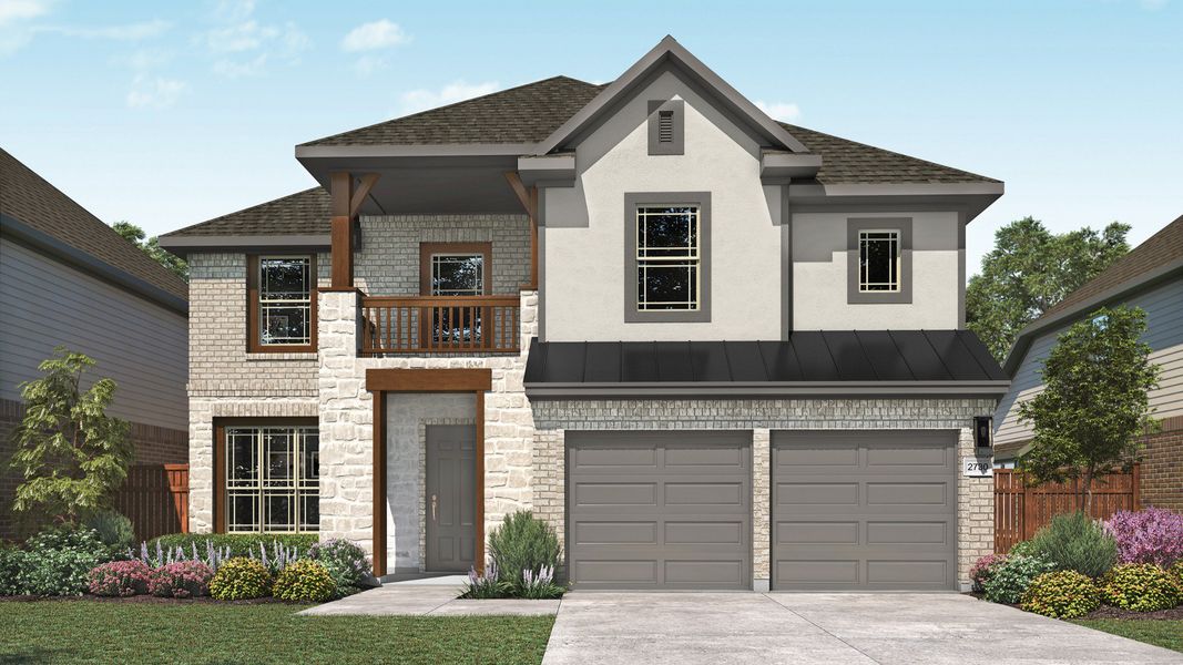 Elevation 3 - Mimosa Floor Plan