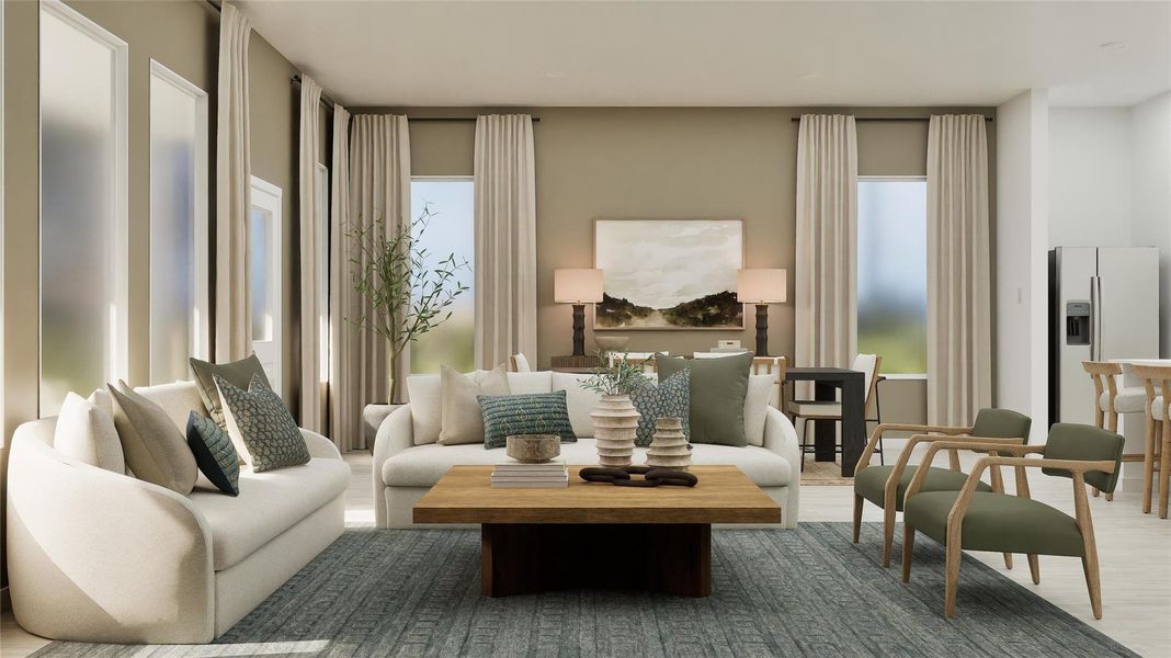 Furnished interior view inside a new home in Cotton Brook, Hutto (Image 31).