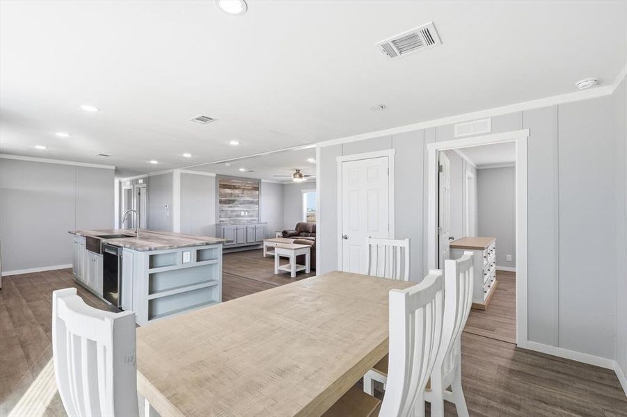 Furnished interior view inside a new home in , Gordonville (Image 9).
