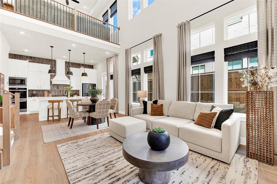 Furnished interior view inside a new home in , Frisco (Image 18).