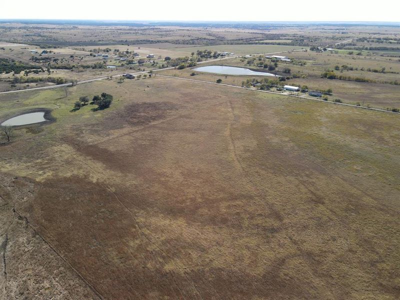 Aerial view featuring a rural view