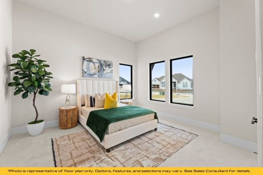 Representative furnished interior of a home built from the Bali by Stonefield Homes in Heath Golf and Yacht Club, Rockwall (Image 53).