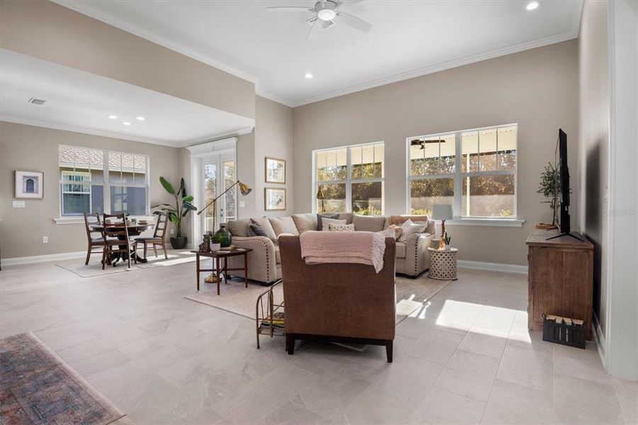 Furnished interior view inside a new home in Lake James, Lakeland (Image 27).