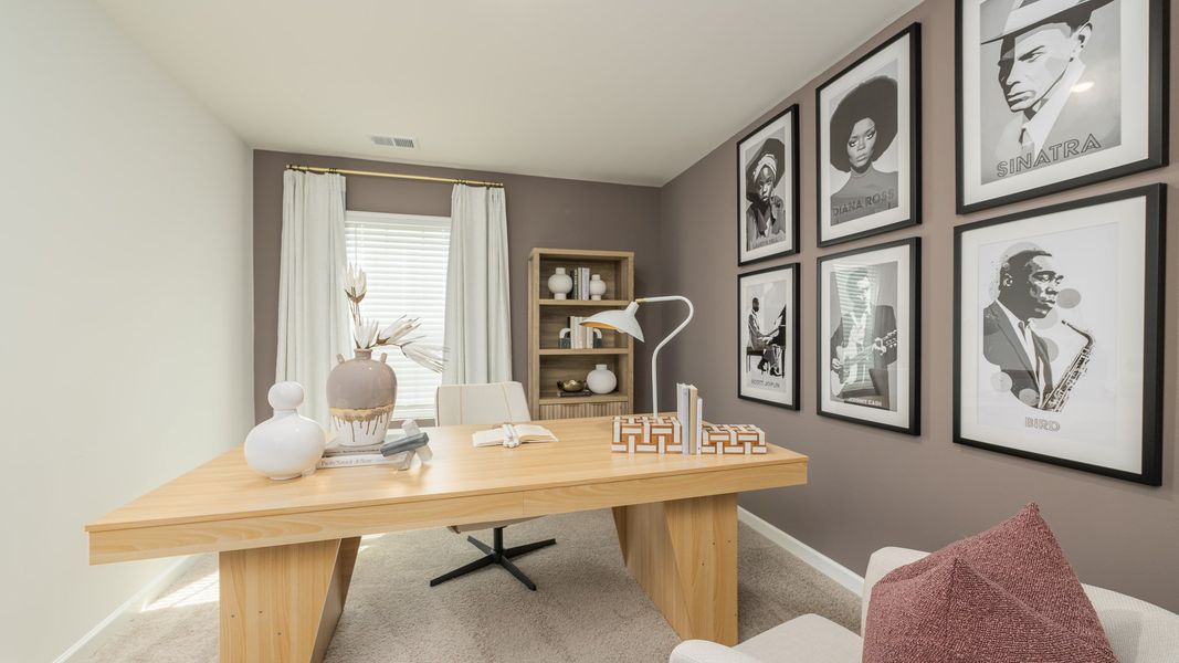 Furnished interior view inside a new home in Mableton Station, Mableton (Image 29). Furnished interior view inside a new home in Mableton Station, Mableton (Image 29).