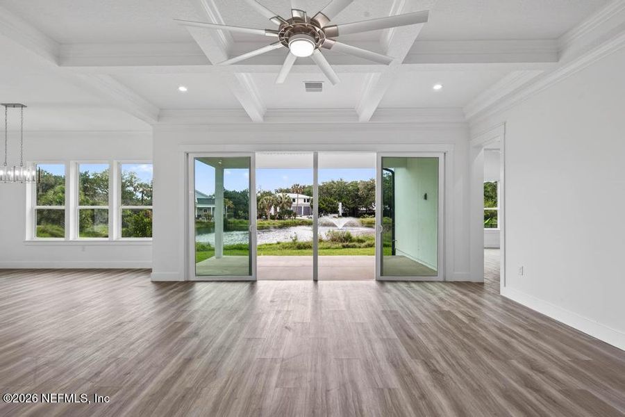 Spacious, unfurnished interior of a new home in , St. Johns (Image 87).