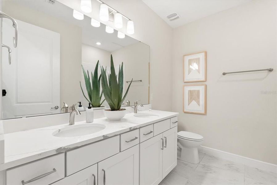 Furnished interior view inside a new home in , Winter Garden (Image 41).