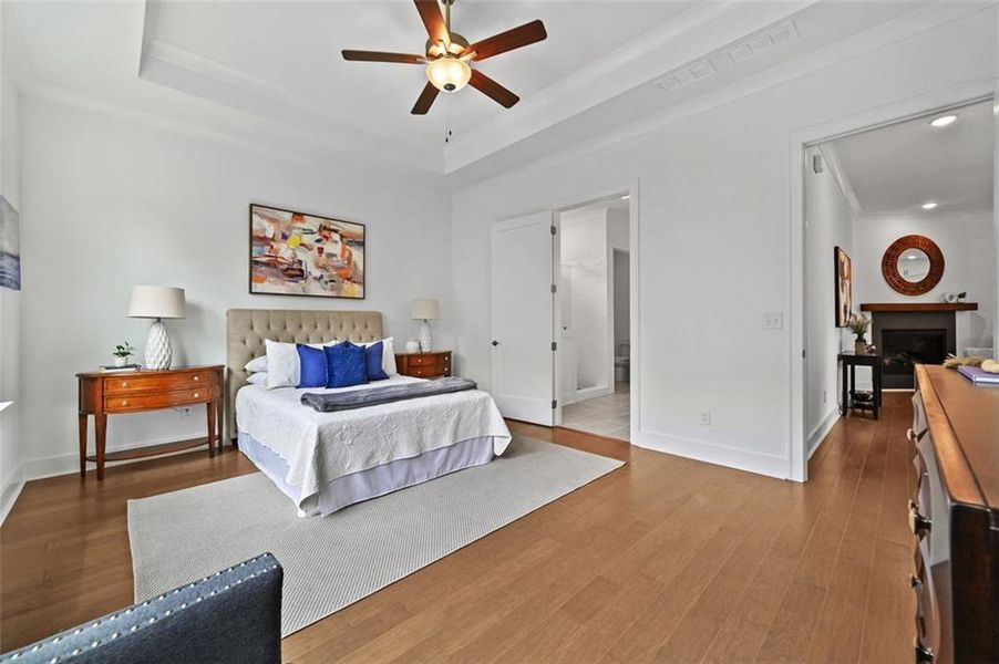 Furnished interior view inside a new home in , Flowery Branch (Image 14).