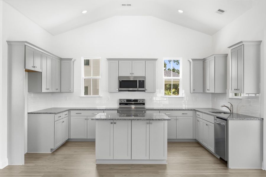 Furnished interior view inside a new home in Downtown Loris Homes, Loris (Image 7).