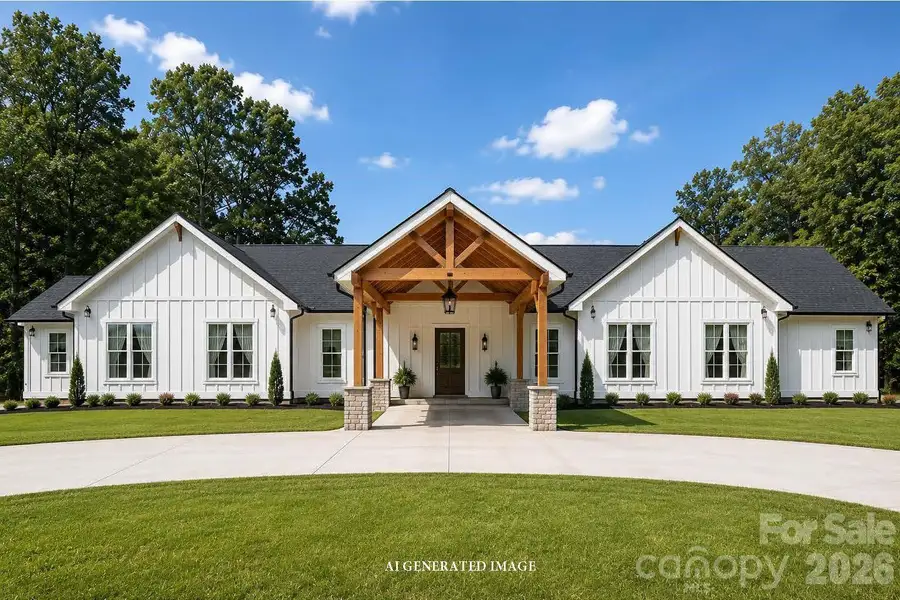 Front exterior of a new home in , Rutherfordton, NC, highlighting curb appeal (Image 1). Front exterior of a new home in , Rutherfordton, NC, highlighting curb appeal (Image 1).