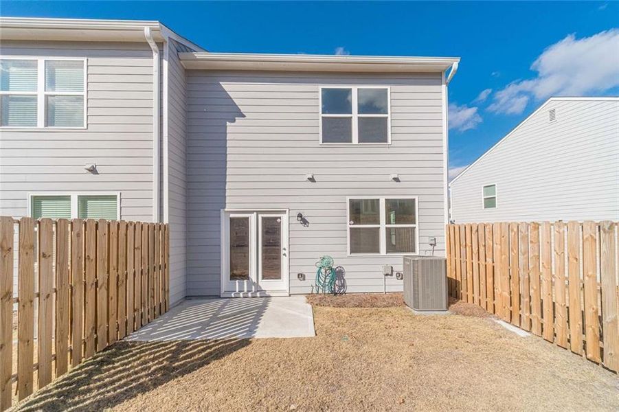 Exterior details and patio area of a home in , Winder (Image 18).