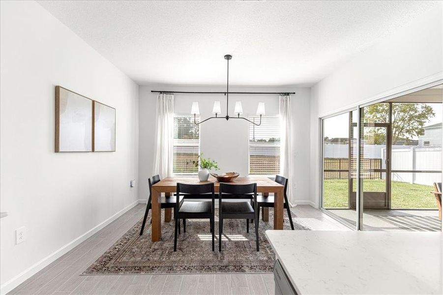 Furnished interior view inside a new home in Millwood: Millwood Estates - The Enclave, Ocala (Image 58). Furnished interior view inside a new home in Millwood: Millwood Estates - The Enclave, Ocala (Image 58).