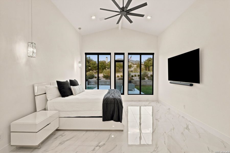 Furnished interior view inside a new home in , San Antonio (Image 64).