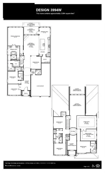 2D floor plan layout of this home in , Fort Worth, TX (Image 3).