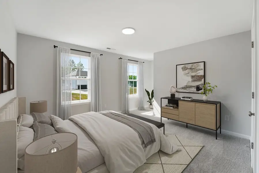 Furnished interior view inside a new home in Bell Meadows, Winnabow (Image 28).