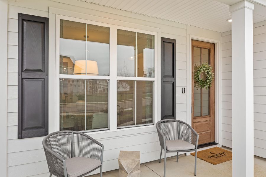 Exterior details and patio area of a home in Sweetgrass Station, Summerville (Image 3). Exterior details and patio area of a home in Sweetgrass Station, Summerville (Image 3).