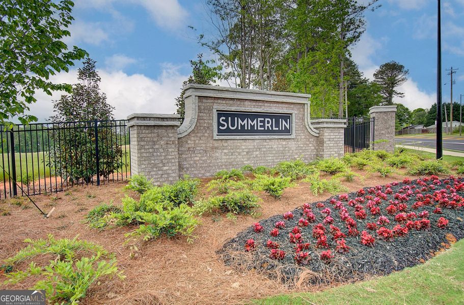 Front exterior of a new home in Summerlin, Winder, GA, highlighting curb appeal (Image 24). Front exterior of a new home in Summerlin, Winder, GA, highlighting curb appeal (Image 24).