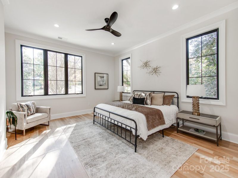 Furnished interior view inside a new home in , Charlotte (Image 18).