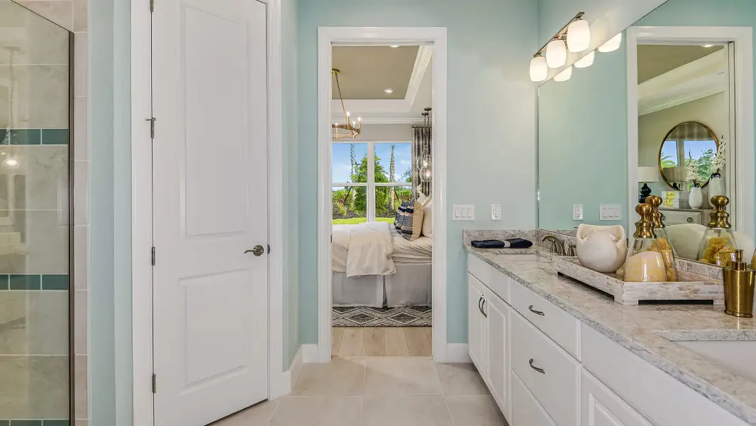 Furnished interior view inside a new home in Esplanade at Azario Lakewood Ranch, Bradenton (Image 16).