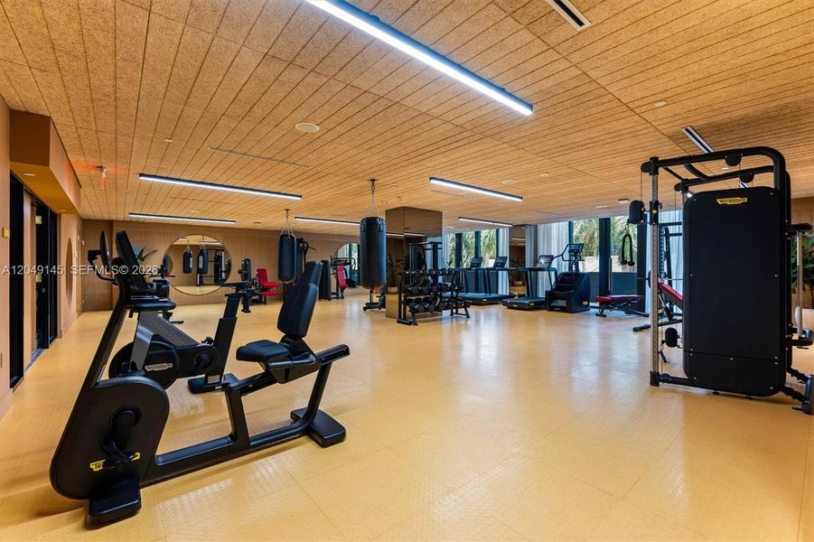 State of the art fitness center State of the art fitness center