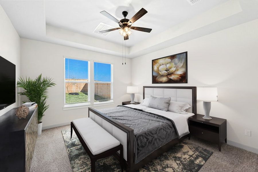 Furnished interior view inside a new home in Mayfair, New Braunfels (Image 7).