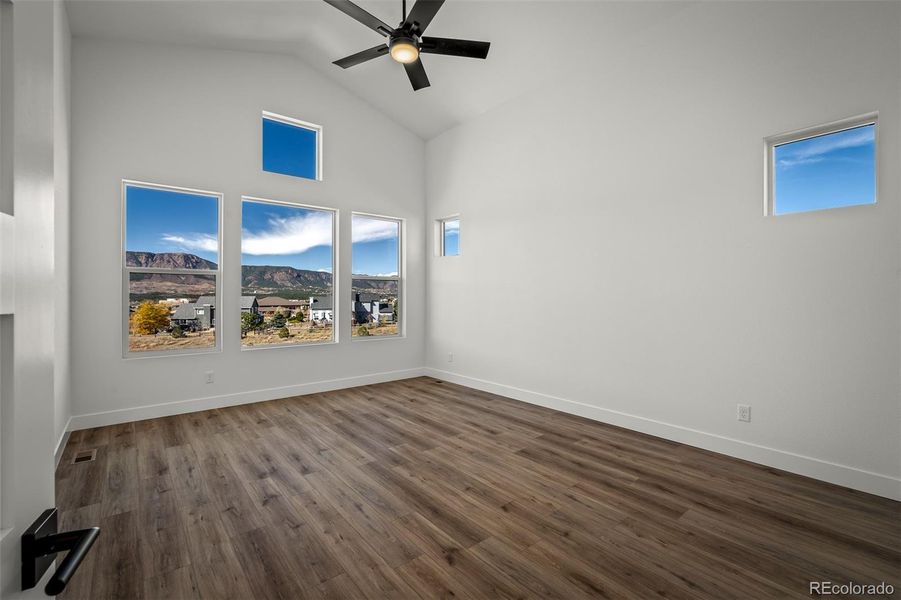 Spacious, unfurnished interior of a new home in Cloverleaf - Pinnacle Collection, Monument (Image 36). Spacious, unfurnished interior of a new home in Cloverleaf - Pinnacle Collection, Monument (Image 36).