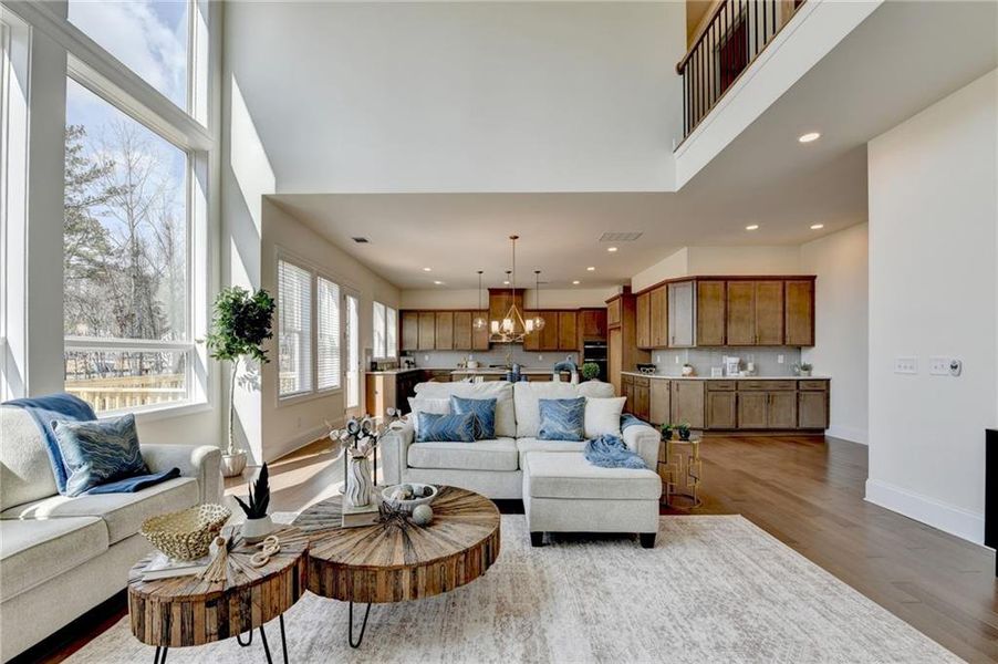 Furnished interior view inside a new home in , Cumming (Image 10).