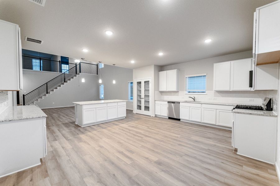 Furnished interior view inside a new home in Hennersby Hollow, San Antonio (Image 7).