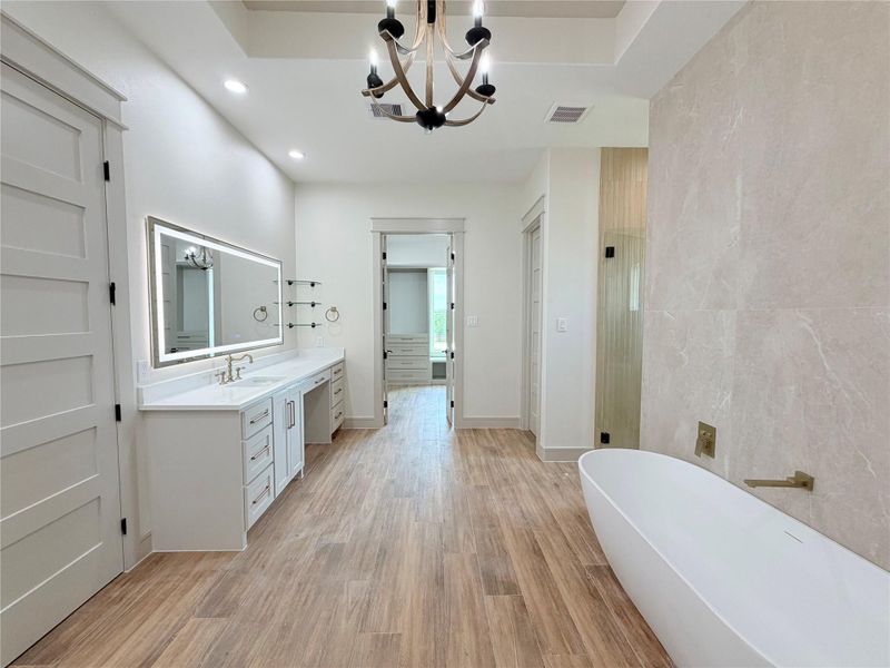 Furnished interior view inside a new home in , Washington (Image 12).
