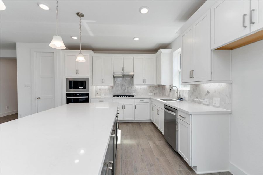 Furnished interior view inside a new home in Elyson, Katy (Image 6).