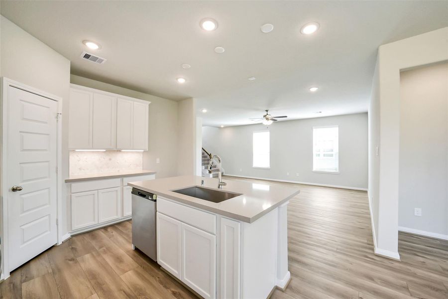 Furnished interior view inside a new home in , Houston (Image 8). Furnished interior view inside a new home in , Houston (Image 8).