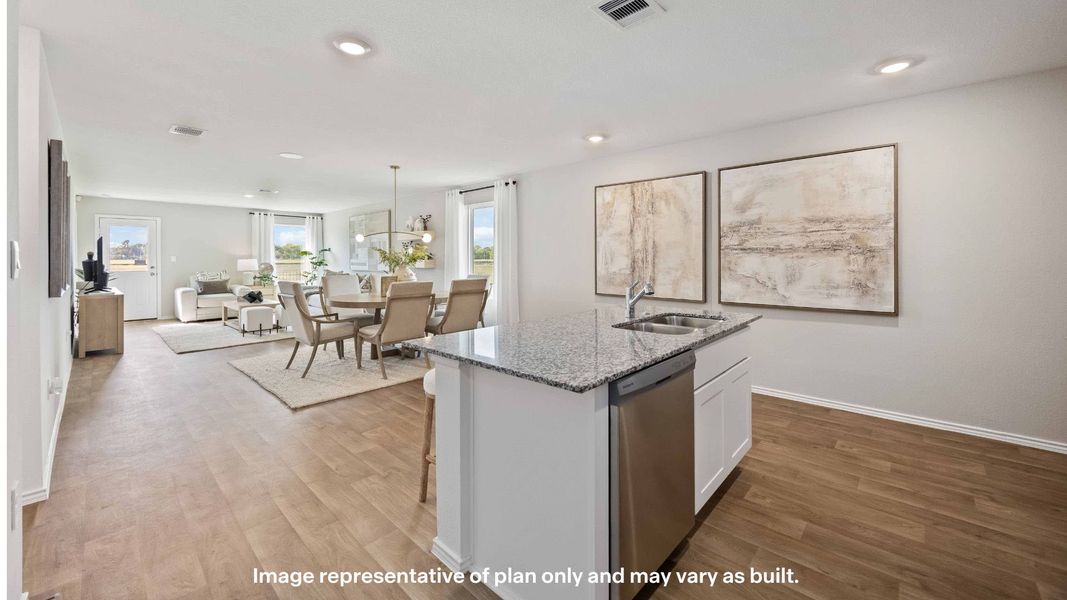 Furnished interior view inside a new home in Deer Meadows, Odessa (Image 6).