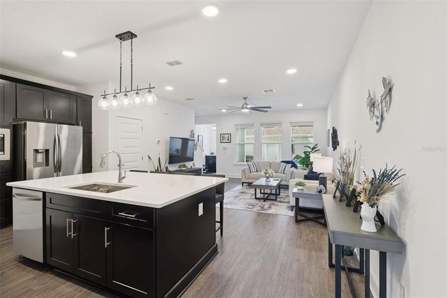 Furnished interior view inside a new home in , Winter Garden (Image 12). Furnished interior view inside a new home in , Winter Garden (Image 12).
